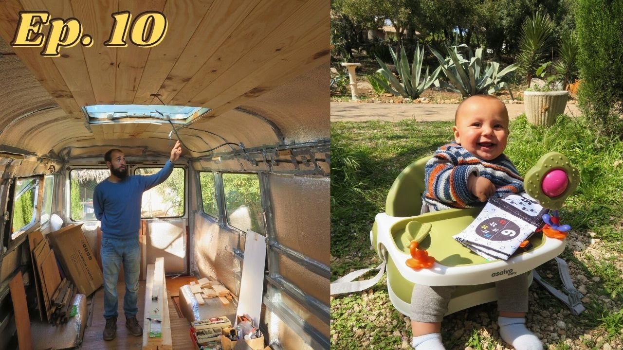 INSTALAMOS el TECHO + RECETA EXPRESS 🥕🚌🛠️ MERCEDES 508|Ep. 10