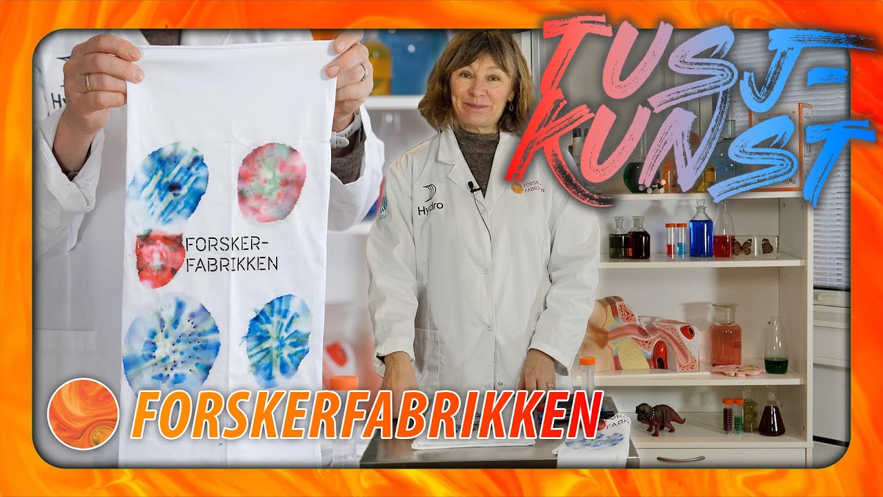 TUSJKUNST PÅ KLÆR! Forskerfabrikken episode 7