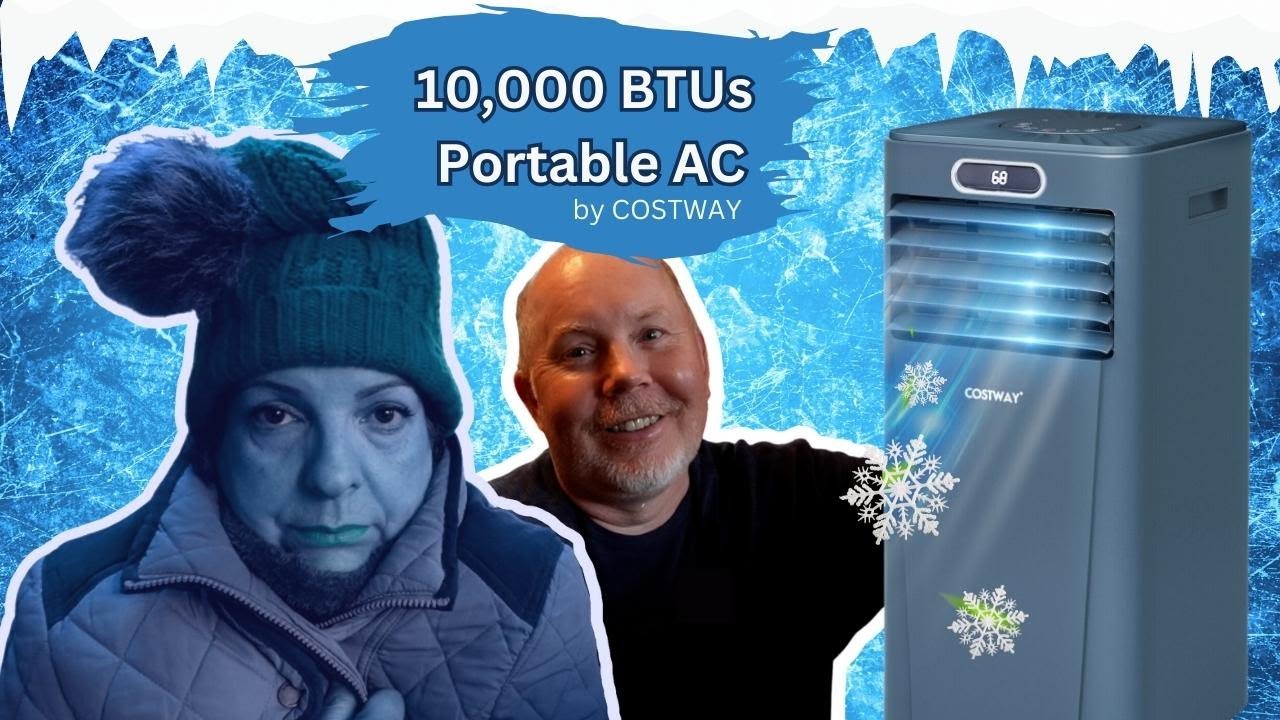 10000 BTUs Portable Air Conditioner  || Costway || Unboxing and Demo