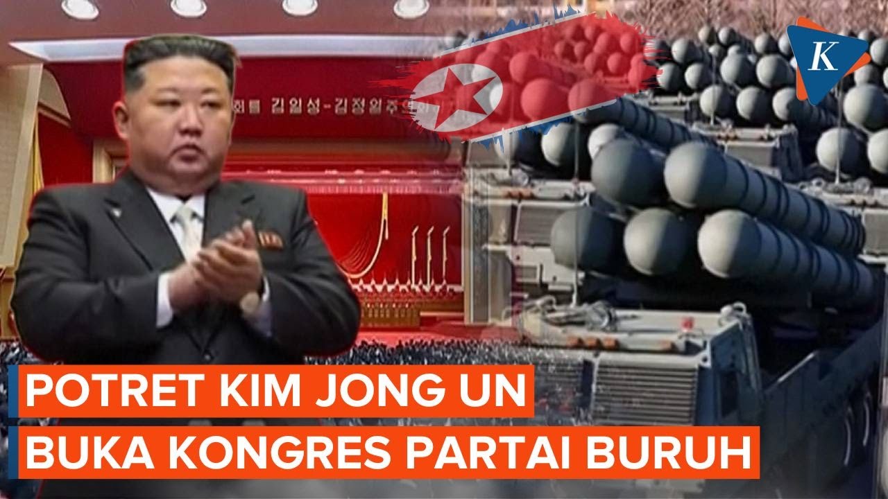 Momen Kim Jong Un Buka Kongres Partai Buruh, Sehari Setelah Pamer Peluncur Roket Ganda Korut