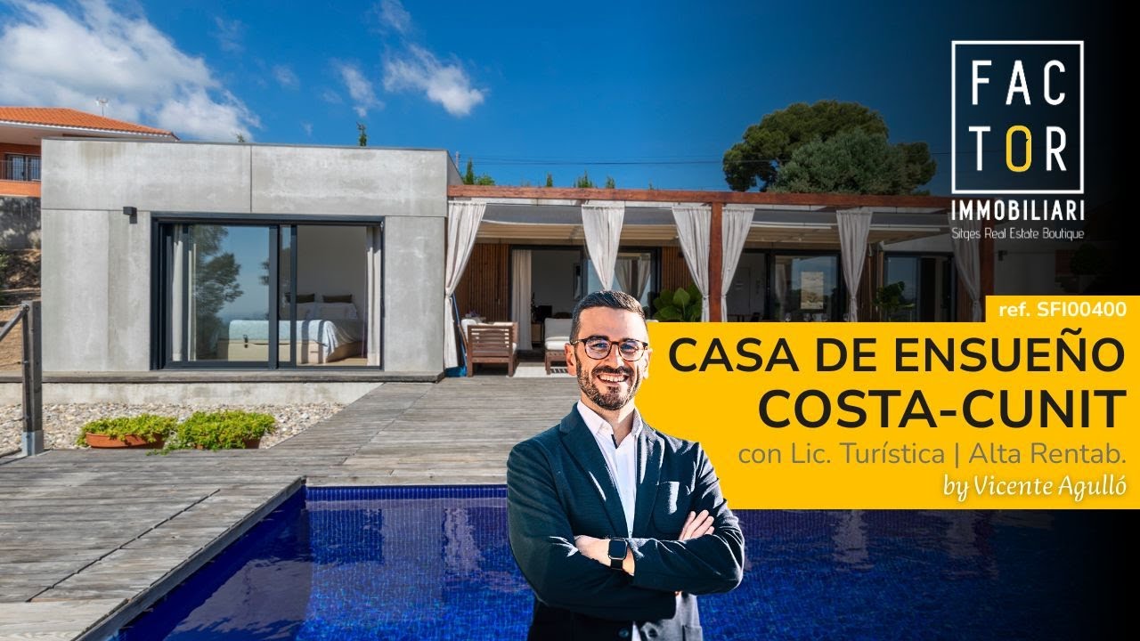 CASA CON PISCINA PRIVADA Y GRAN PARCELA EN CUNIT – COSTA CUNIT | SFI00400 by Factor Immobiliari