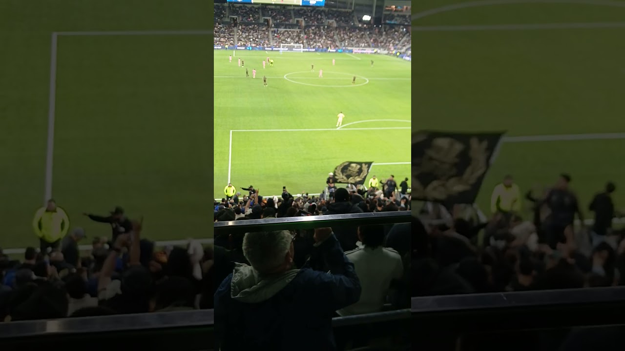 JUMP FOR LA FOOTBALL CLUB: LAFC VS INTER MIAMI #football #soccer #lafc #Messi #messi #goat