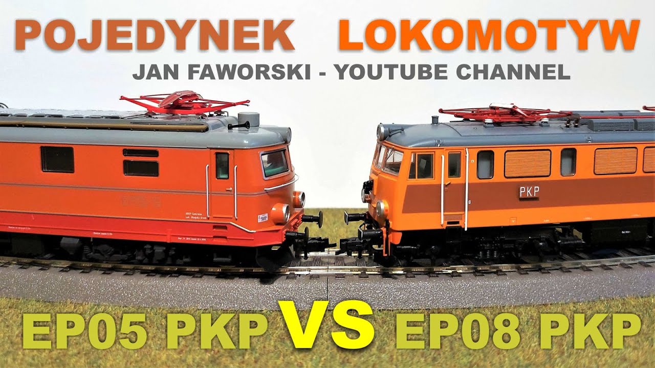 EP05 vs EP08 na makiecie kolejowej H0 (cz-7)