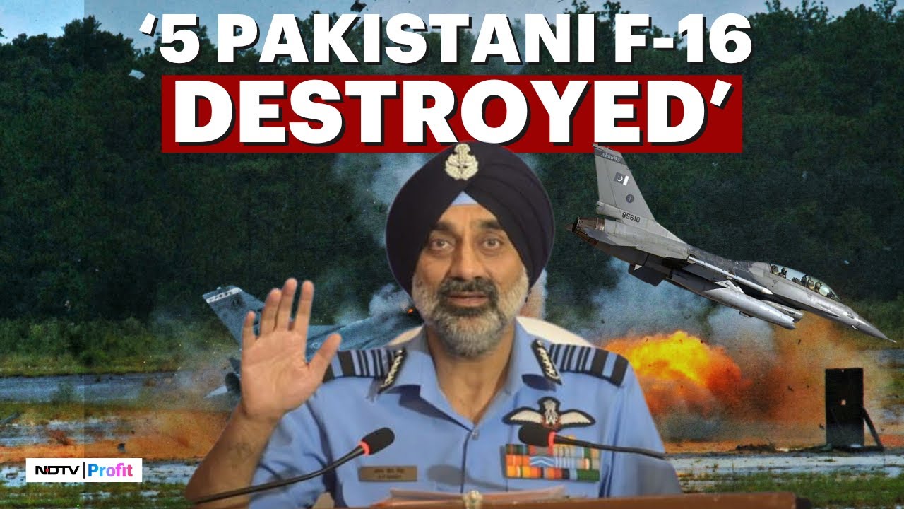 How Many Fighter Jets Did Pakistan Lose? IAF Chief AP Singh Spells Out Pakistan's Losses