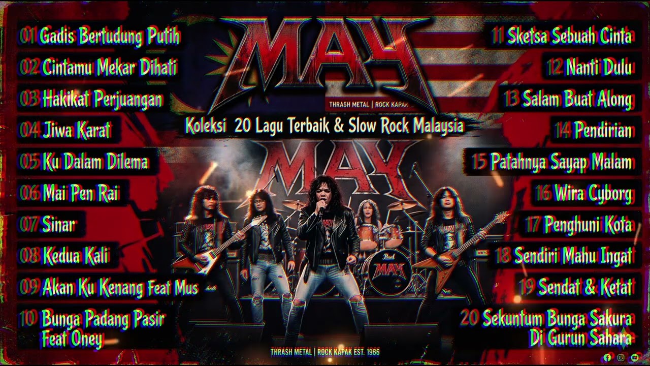 🎸 MAY FULL ALBUM TERBAIK 2026 | 20 LAGU ROCK KAPAK PALING POPULAR SEPANJANG ZAMAN 🔥