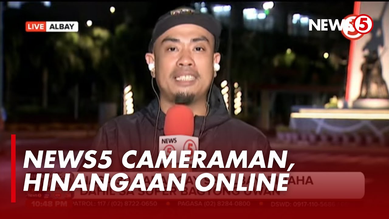 News5 cameraman, umani ng papuri sa live reporting sa gitna ng Super Typhoon Uwan