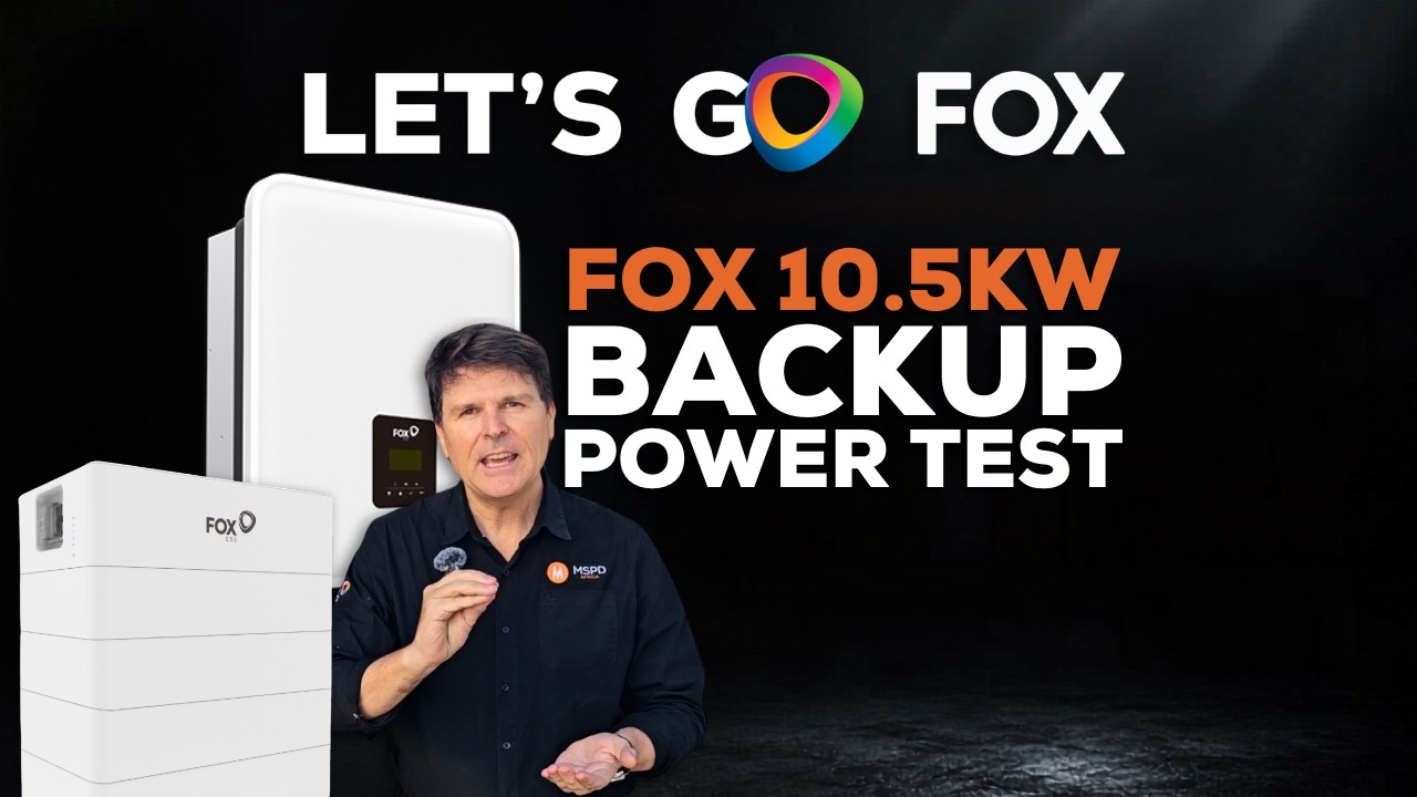 Fox 10.5 Inverter EPS Test - July 2022