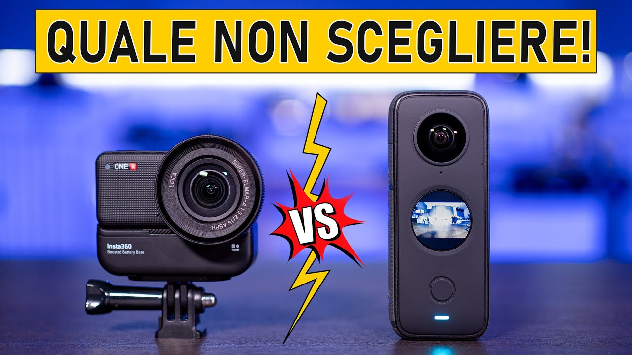 INSTA360 ONE X2 o ONE R Qualé quella giusta per te?