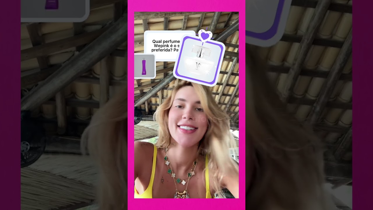 Qual  perfume da wepink e seu preferida? Parte 2 #virginiafonseca #perfume#wepink