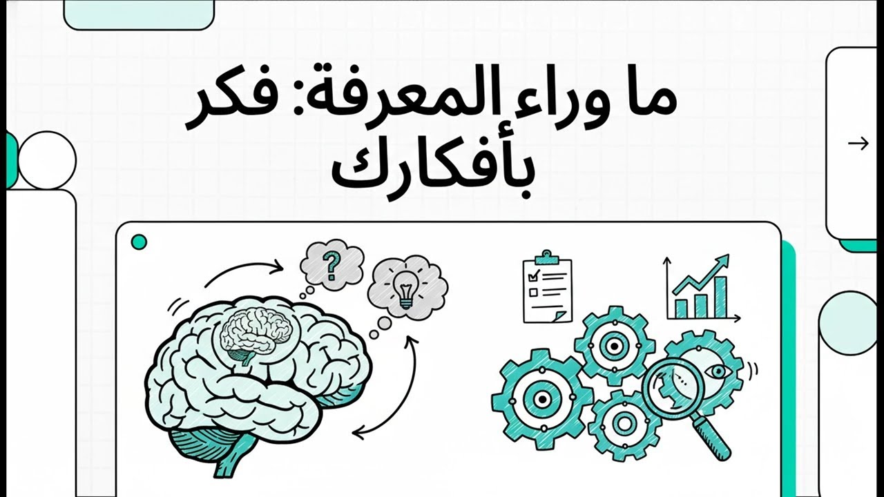 ما وراء المعرفة : التفكير في التفكير :  la metacognition 