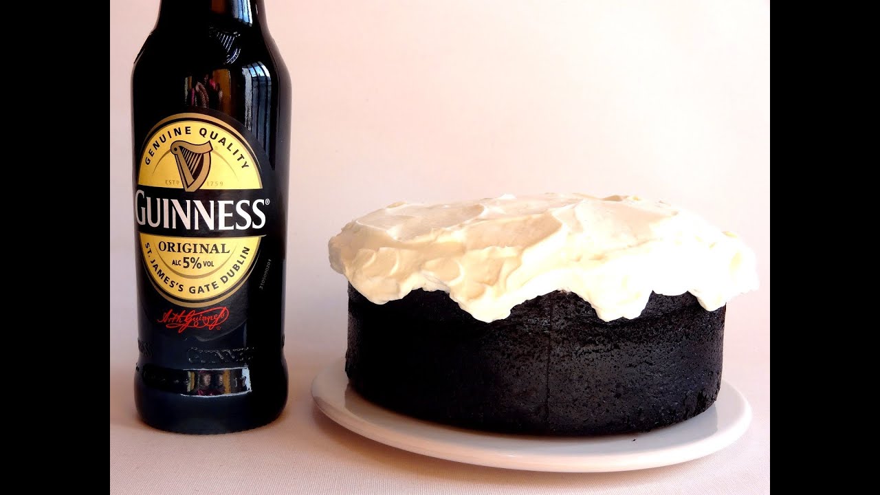 Receta de tarta de chocolate con Guinness | Tarta de cerveza Guinness | Tarta de cerveza negra