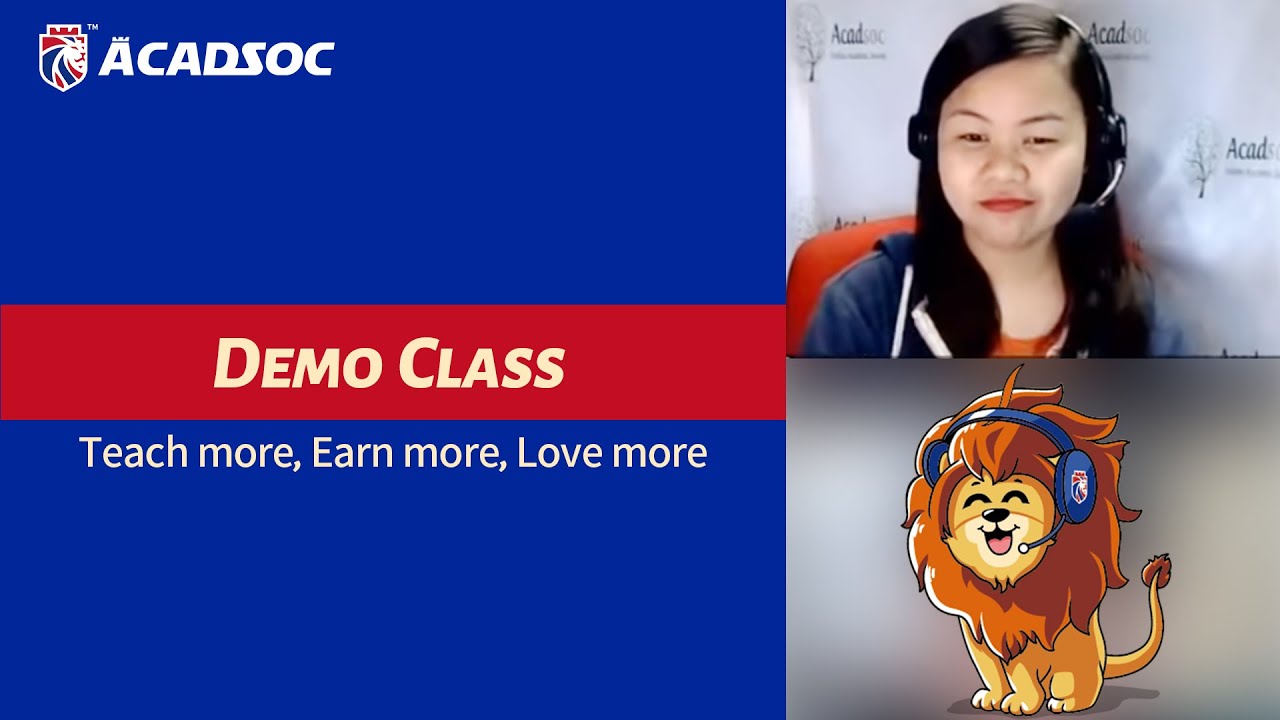 Acadsoc Demo Class: Role Play Dialogue(College)
