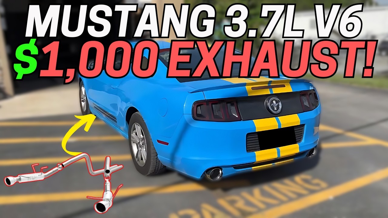 2014 Ford Mustang 3.7L V6 Exhaust Sound w/ Magnaflow Competition Series Cat-Back System!