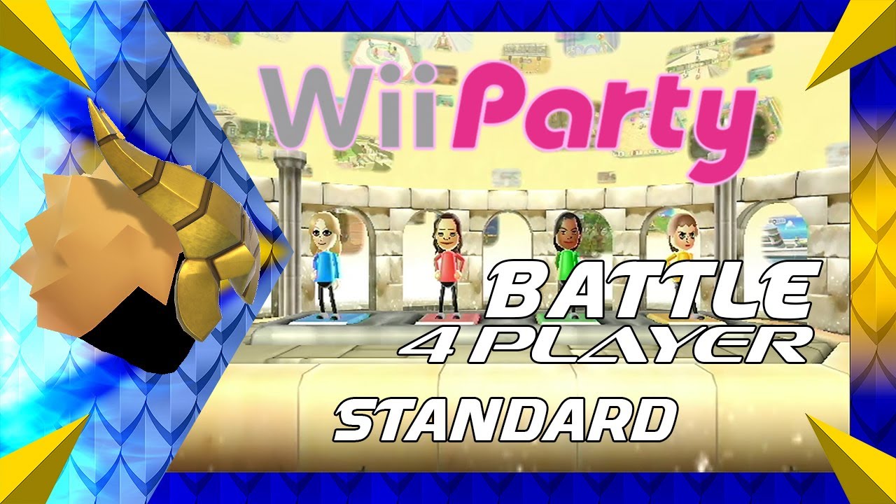 Wii Party - Battle 4-Player (Standard) Rumi vs Tomoko vs Maria vs Anna