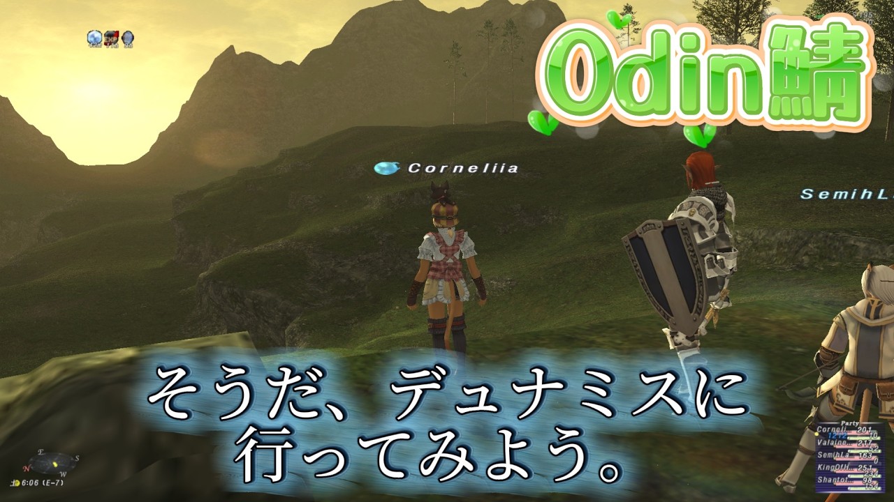 【FF11】ヌコの日常 in Odin ～【デュナミスクリアを目指す！】ダイバージェンスに行くためのやつ！【LV99なら余裕！？】～
