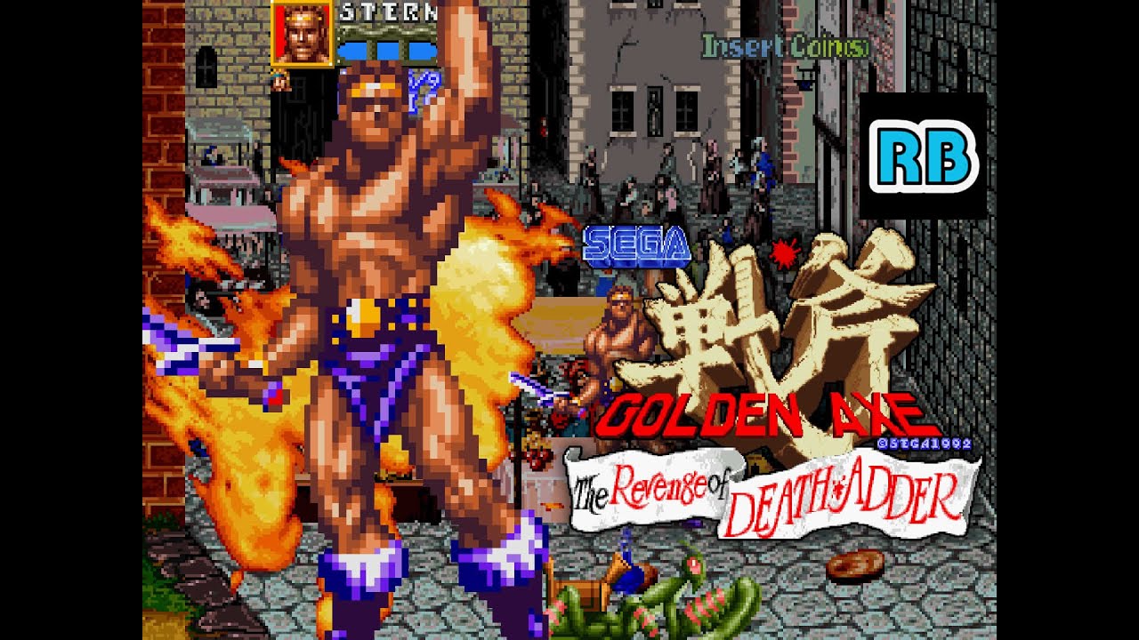 1992 [60fps] Golden Axe The Revenge of Death Adder 870pts Stern ALL