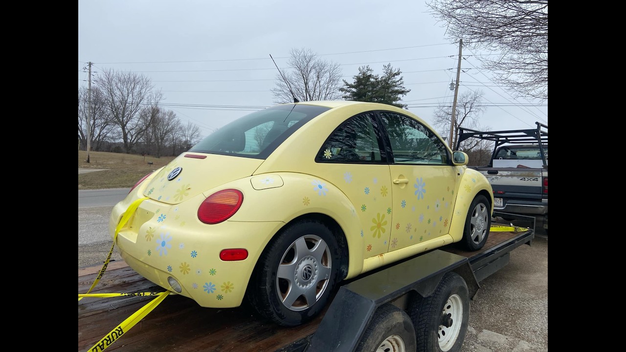 TDI VW Beetle finally loses it flower power stickers