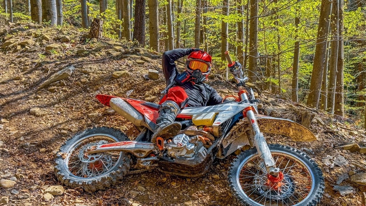 TO MUSIAŁO BOLEĆ | JEDZIEMY W TEREN KTM 300 450 XR99