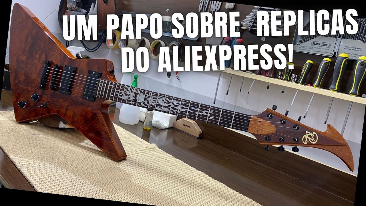 Guitarra Explorer Ken Lawrence signature James Hetfield ? Como identificar uma RÉPLICA