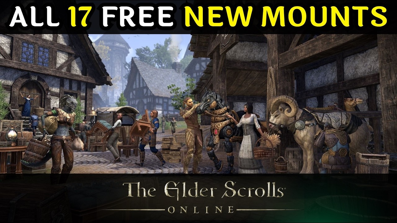All 17 Free New Mounts & How to Get Them in ESO