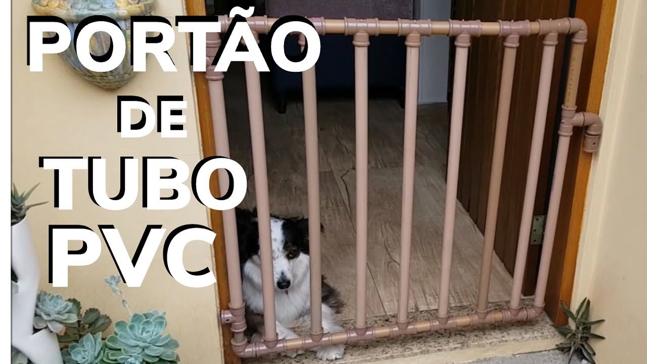 PORTÃO DE TUBO PVC - COMO FAZER PORTÃOZINHO OU CERCA, CERCADO OU GRADE DE CANO PVC PIPE DOOR