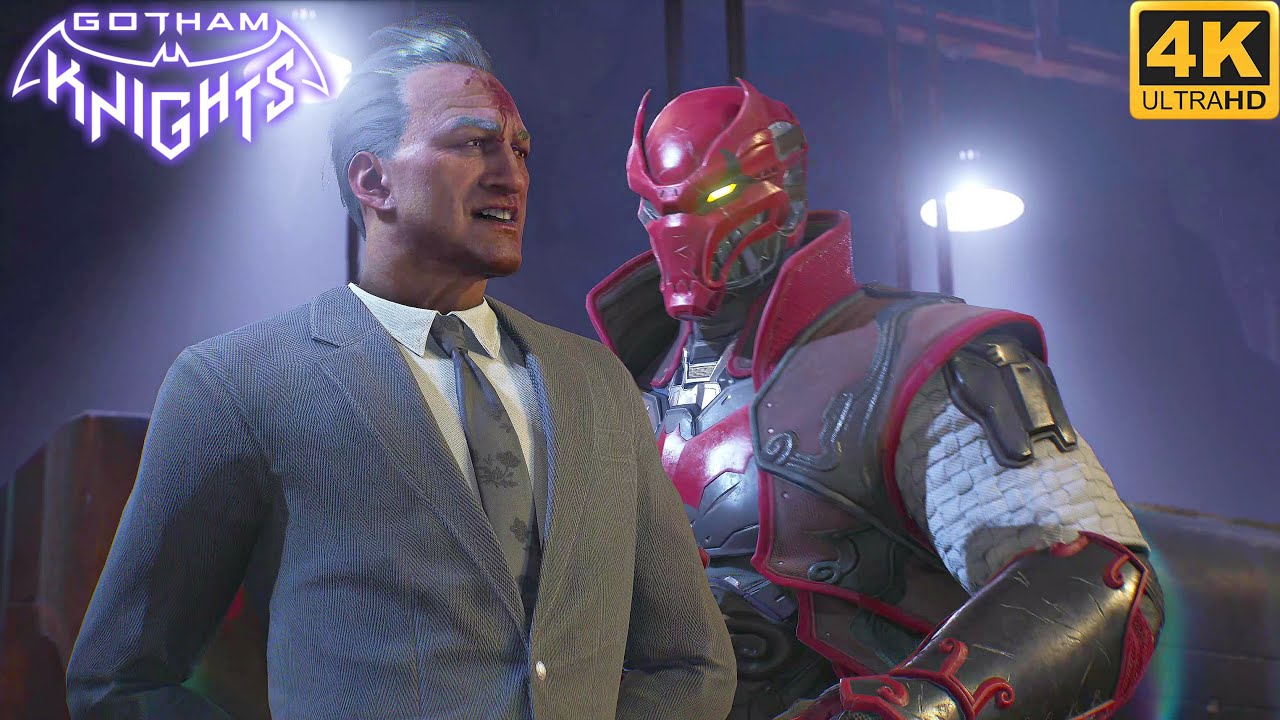 Bringing In Jacob Kane with Shinobi Red Hood Suit - Gotham Knights 4K