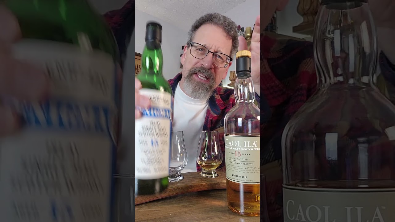 Unpeated vs peated Islay &mdash; side by side