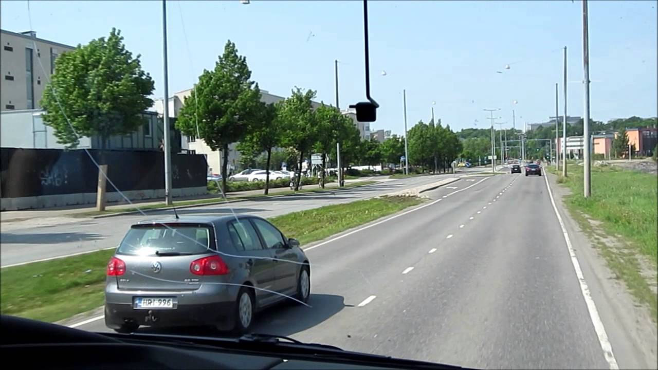 Helsinki IKEA Bus ride from Hakaniemi Market Square to Vantaa IKEA store, Finland