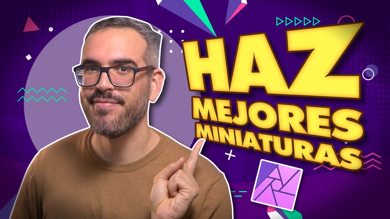 Cómo hacer MINIATURAS para YouTube con AFFINITY PHOTO 🎨