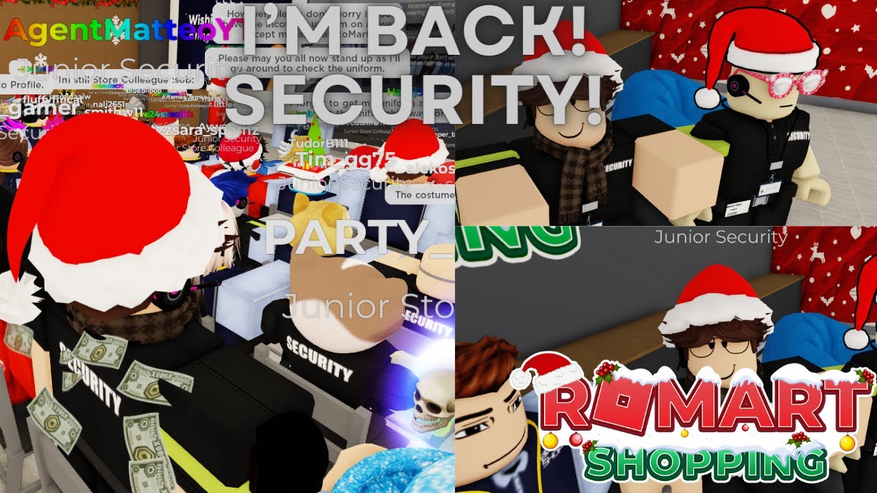 [Day 24] I'm BACK security! +Shift  RoMart Shopping.