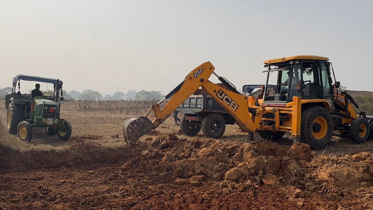 "High Pressure JCB Wash – Mud to Mirror Finish!"