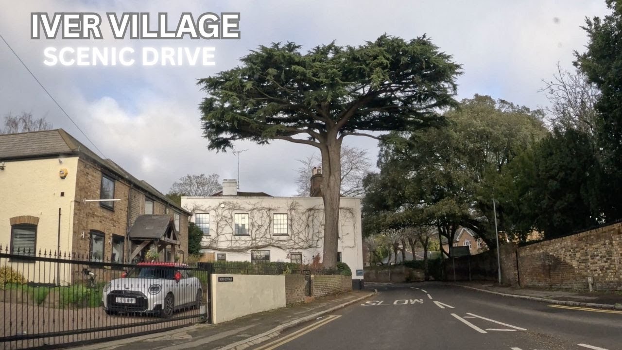 Calm Scenic Drive Around Iver Village | Peaceful Countryside Roads 🇬🇧