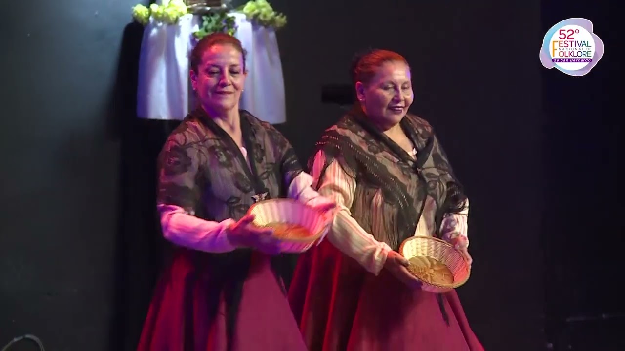 Bloque sanbernardino zona sur en 52°Festival Nacional del Folklore de San Bernardo