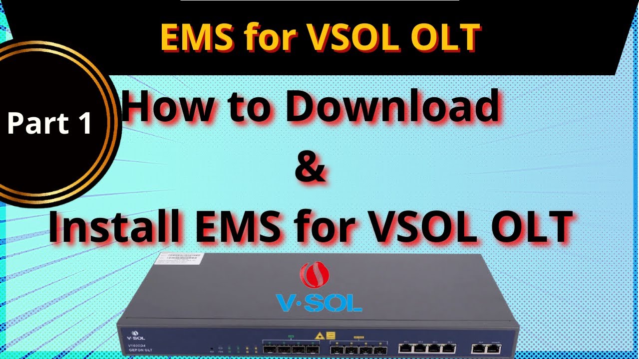 VSOL EMS Installation | How to Download & Install EMS for EPON / GPON OLT | iT Info