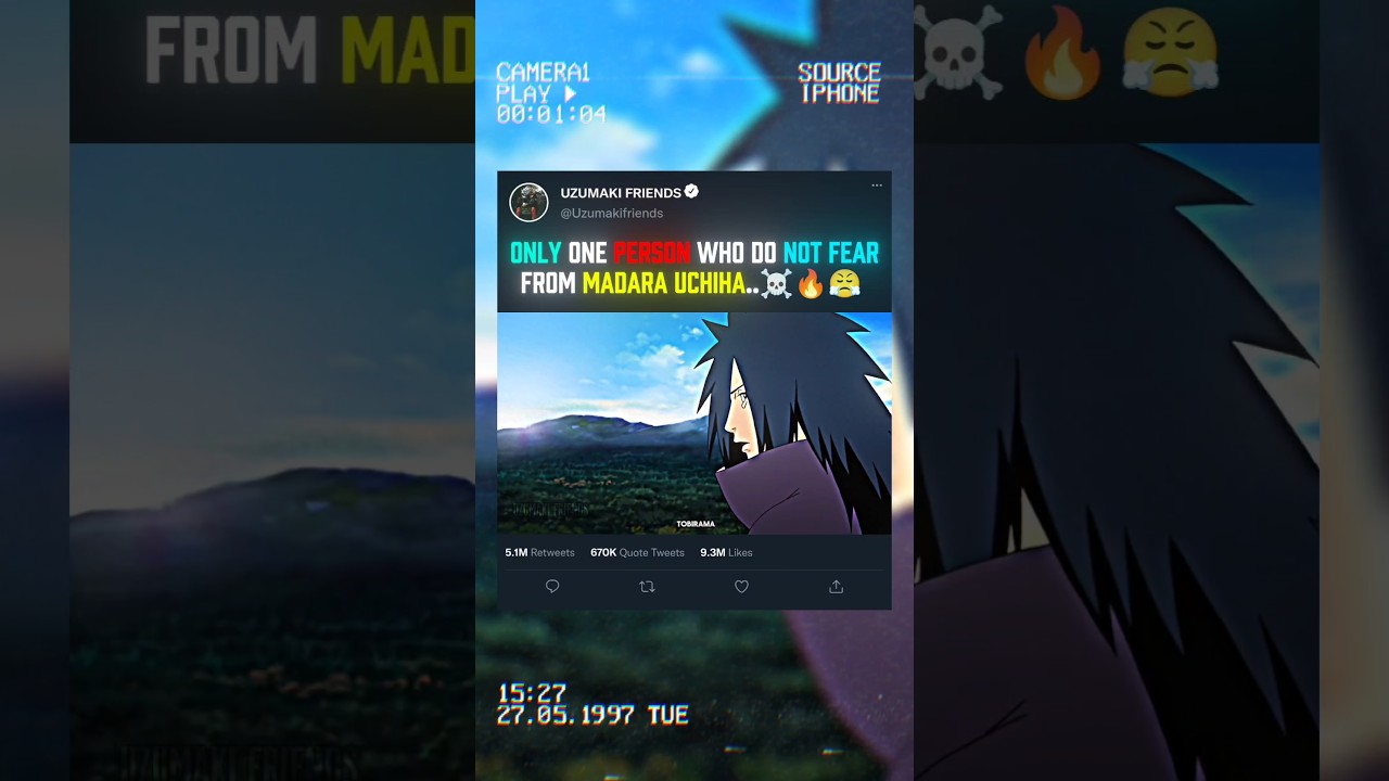 😤 THIS GUY IS NOT FEAR FROM MADARA UCHIHA..☠️🔥😤 #madara #tobirama #narutoshippuden #animeshorts