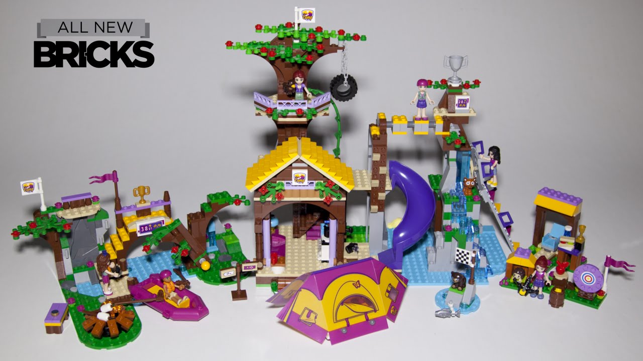 Lego Friends 41122 Adventure Camp Tree House with Rafting and Archery