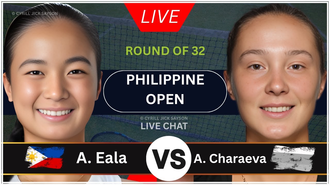 ALEXANDRA EALA 🇵🇭 VS ALINA CHARAEVA 🇷🇺 | PHILIPPINE WOMEN’S OPEN 2026 | LIVE SCORE & UPDATES 🎾