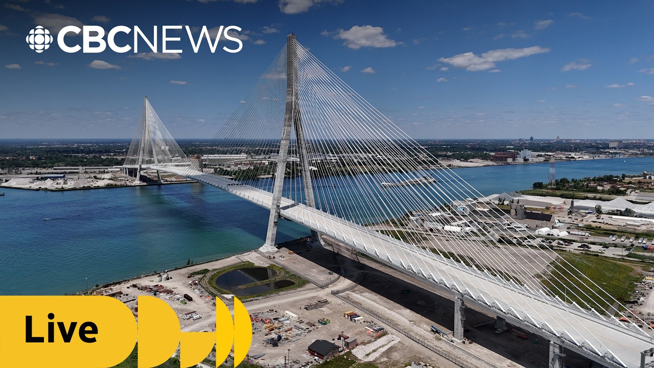 Canadian officials mark upcoming opening of Gordie Howe bridge