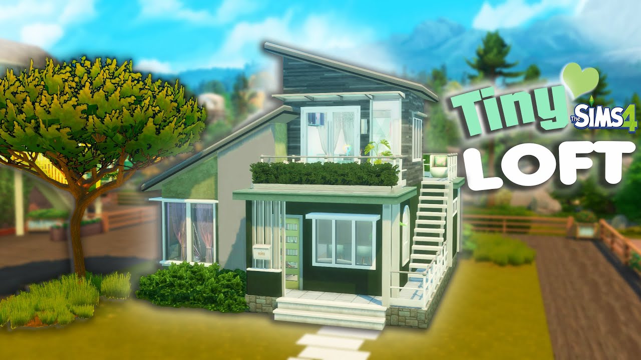 Creating a Cozy Tiny Loft in Sims 4 | Building Challenge
