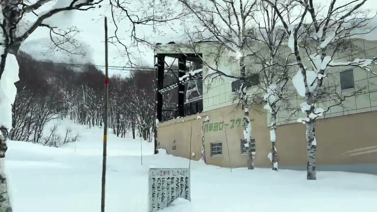 260107バスで八甲田ロープウェーに来たら運休中