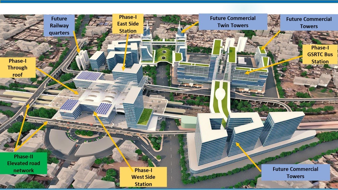 Surat Multi Modal Transportation Hub Project | Site Work Progress as on 20th February, 2024