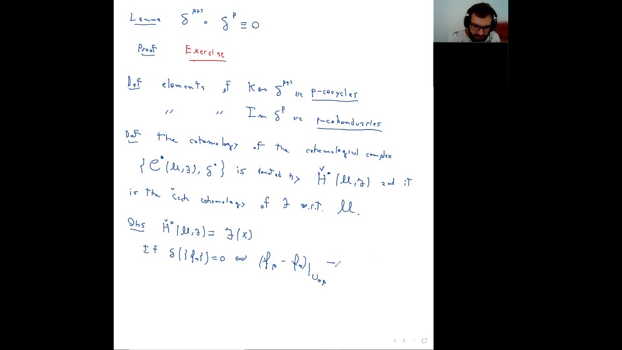 [17. Introduction to Fibrations] Čech cohomology