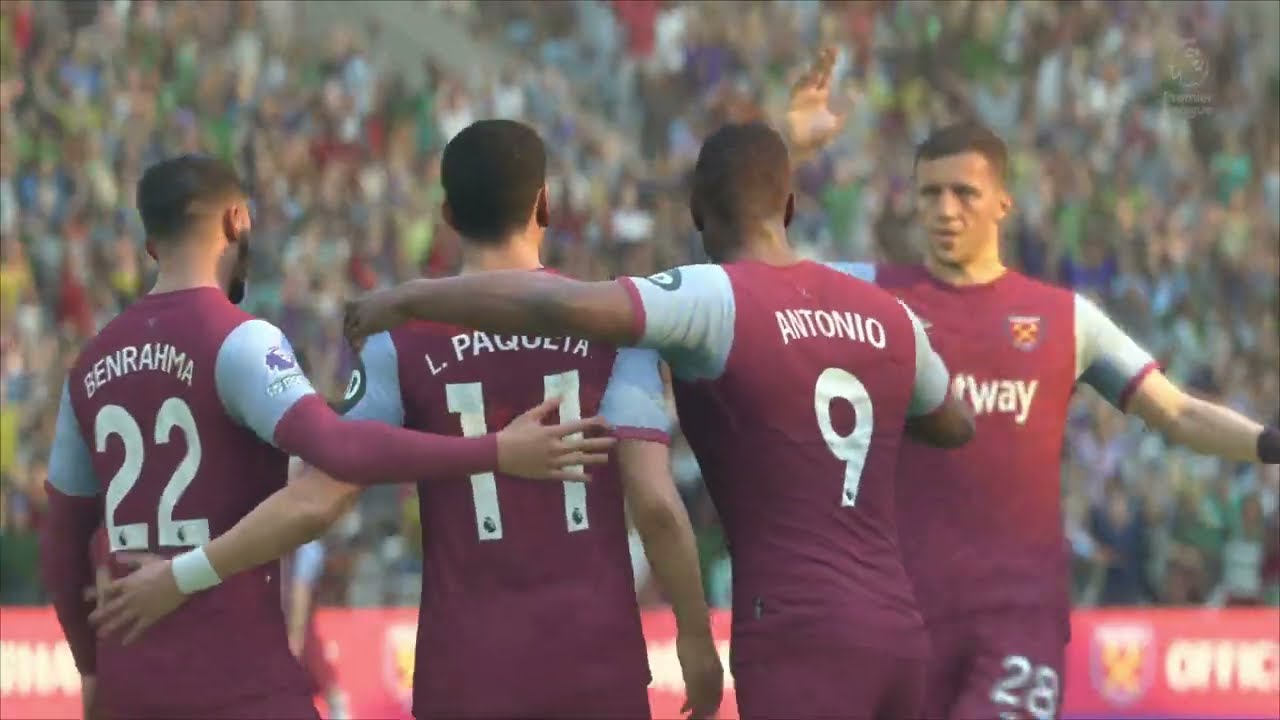 EA Sports FC 24 - Volley Goal Paqueta - West Ham vs Tottenham - Premier League - PS5 -4K