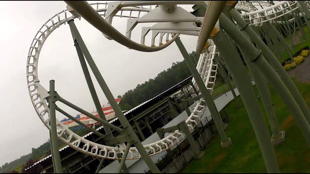 Limit Roller Coaster POV Heide Park Germany Vekoma SLC Front Seat Onride