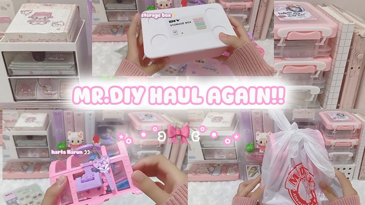 MR.DIY HAUL AGAIN!!@mrdiyindonesia#mejakpop#kpopdesk#aesthetic#fypp#haul
