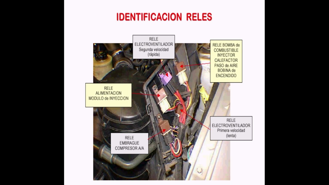 INYECCION ELECTRONICA RENAULT 19 1 6 MARELLI G8 MONOPUNTO Esquema Eléctrico fusibles y relés