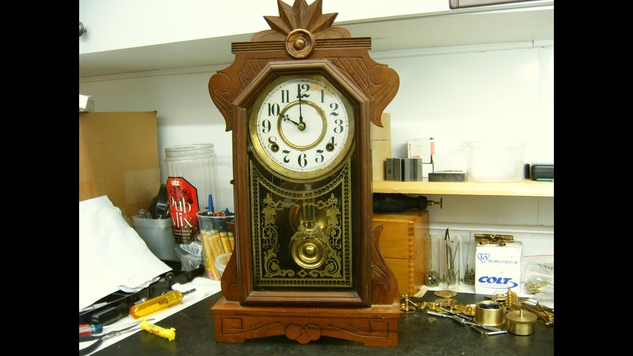 Ingraham Mantel Clock Movement Repair Preview