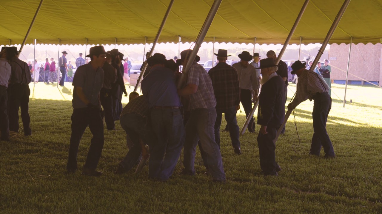 tent raising clips