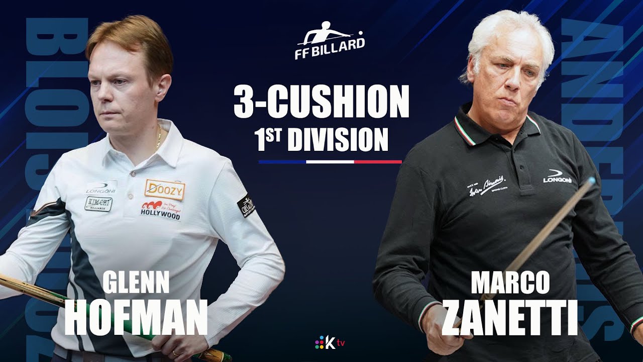 3-Cushion French League 2025/2026 - Glenn HOFMAN vs Marco ZANETTI