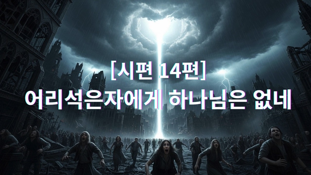 [시편 14편] 어리석은자에게 하나님은 없네